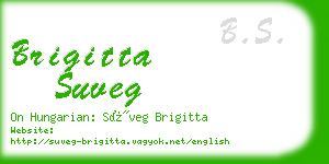 brigitta suveg business card